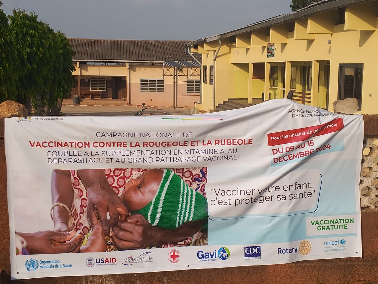 Bénin: lancement de la campagne de vaccination contre la rougeole et la rubéole sur l’ensemble du territoire national